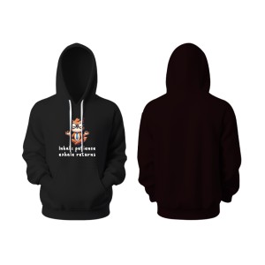 Inhale Patience Goodie Hoodie Plain - Black