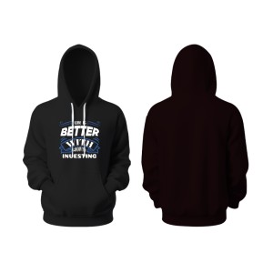 Life is Better Life Goodie Hoodie Plain - Black