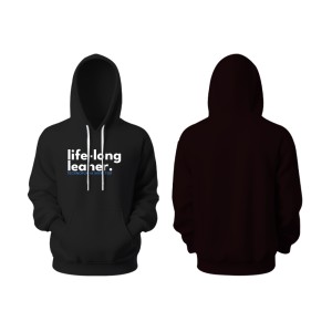 Life Long Learner Goodie Hoodie Plain - Black