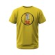 Action Unleashed - Gear Up for Greatness Greys and Blues Pima Round Neck T-shirt - Yellow